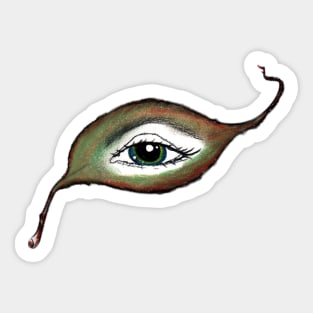 Leyef. Leaf, Eye, Life Sticker